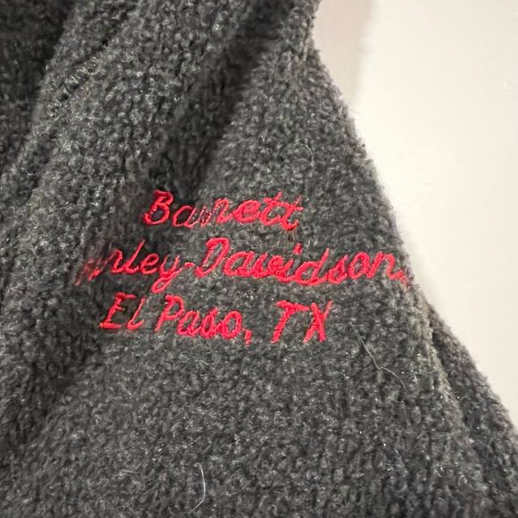 Harley Davidson Women's Fleece Quarter Zip in Grey El Paso, TX Size Large - Picture 5 of 10